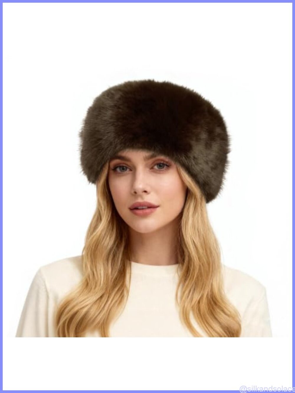 Faux Fur Headband Winter Ear Warmer Earmuff